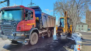 В Красноярске стартовали ремонтные работы на ул. Семафорная