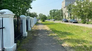 В Красноярске мобильная бригада Центрального района скосила более 4 тыс квадратных метров травы