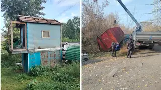 Более 300 незаконных временных сооружений демонтировали в Октябрьском районе Красноярска в прошлом году